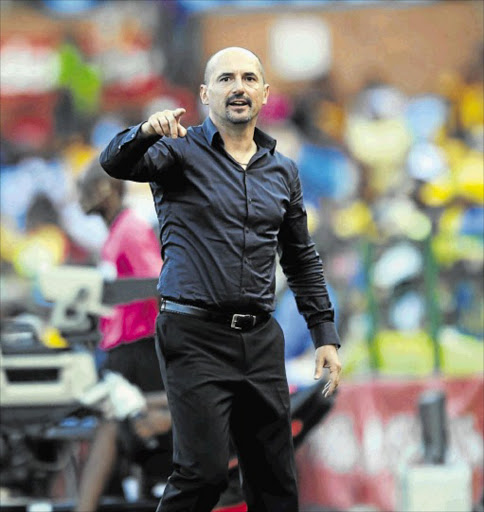 IN CHARGE: Orlando Pirates coach Vladimir Vermezovic