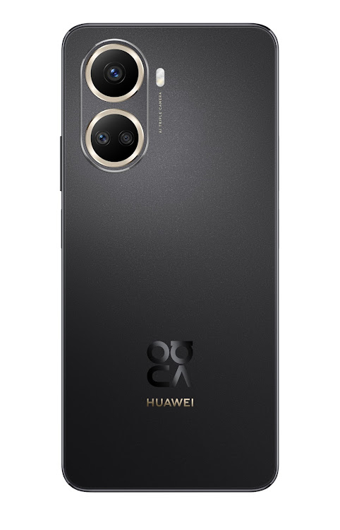 The Huawei nova 10 SE is available in a choice of Starry Black (pictured) and Starry Silver.