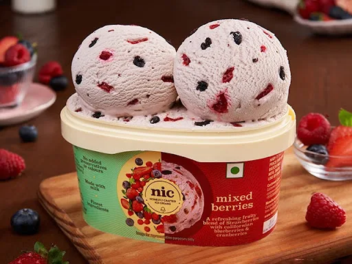 Mixed Berries Ice Cream 500ml