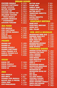 Thawakkal Biriyani menu 2