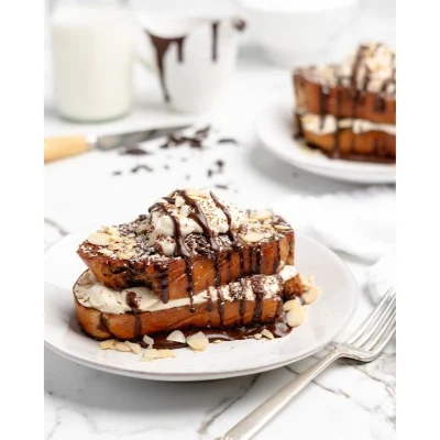 French Toast With Chocolate Dip