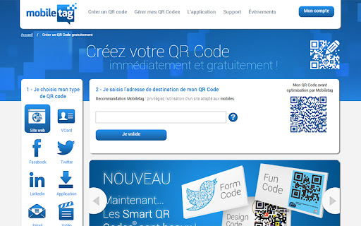 Mon QR Code Mobiletag