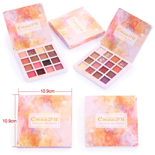 Title 4, 14 Colors Shiny Eyeshadow Palette, create stunn...