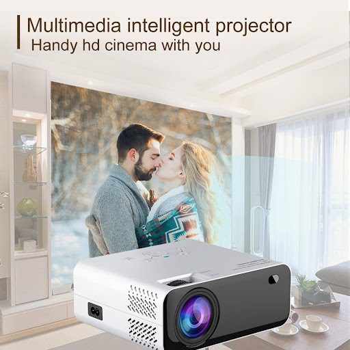 Title 10, Business Office Home Screen Projector. Sharp im...