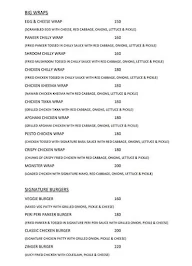 Burger Bistro menu 2