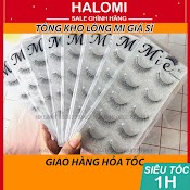 Mi Giả Tự Nhiên 6D Mie 5 Cặp Cao Cấp Chính Hãng Halomi Chuyên Dùng Cho Makeup