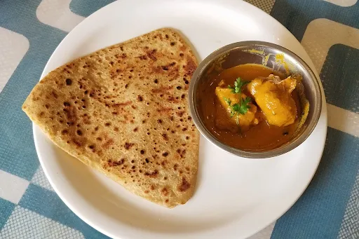 Paratha & Chicken Curry