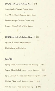 ZORA menu 1