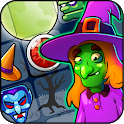 Halloween Witch Puzzle World icon