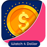 Watch4Dollar - Free Paypal Cash & Gift Cards 1.0.6 Icon