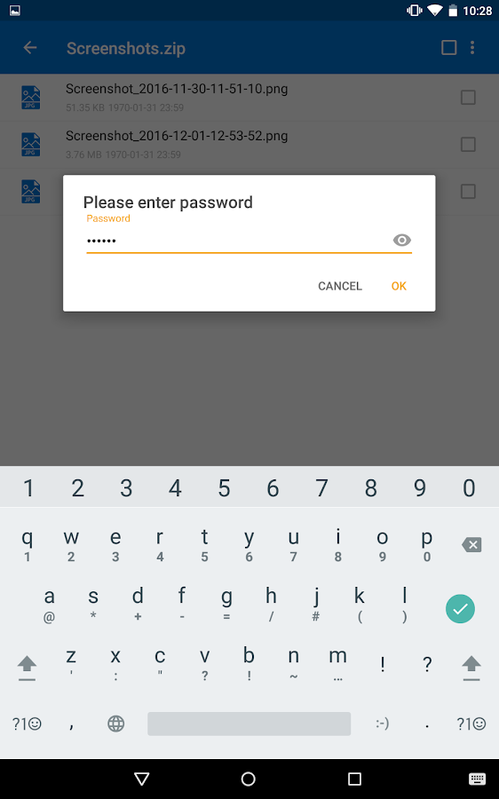 winzip android to zip and unzip file - screenshot 15
