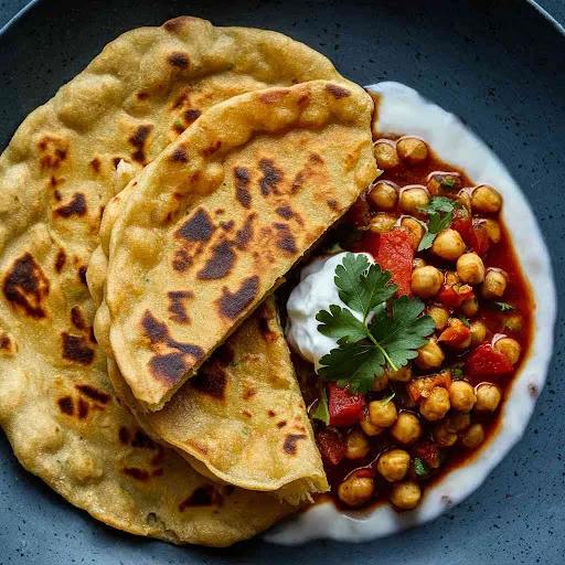 Allo Paratha (2peas) + Chana Chhole Chart