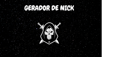 Gerador de nick para nome