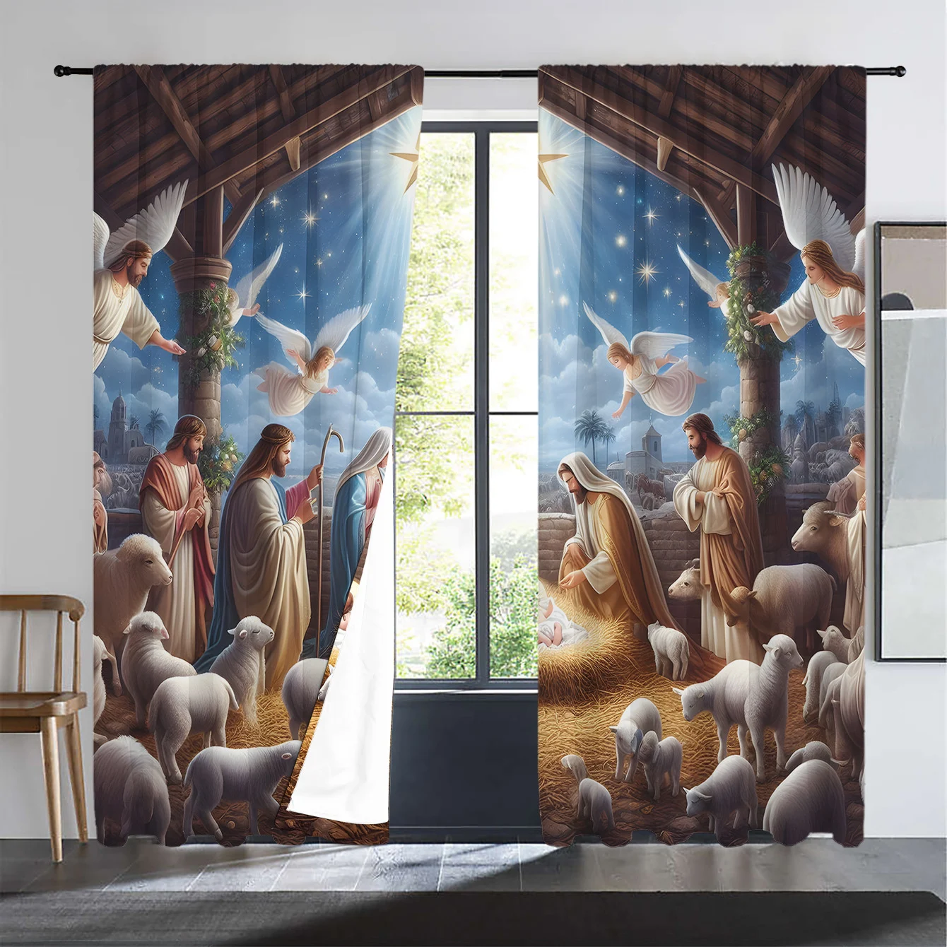 Title 4, 2PZ Tende Europee Serie Natalizia Decorazioni F...