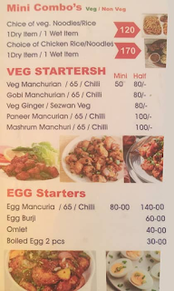 Harshith Food Court menu 1