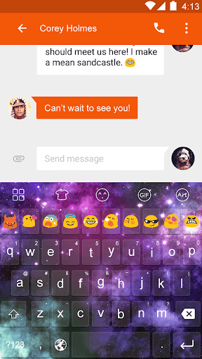 Galaxy Emoji Keyboard