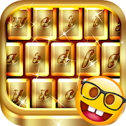 Gold Emoji Keyboard Changer  Icon