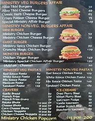 Ministry Of Hunger menu 1