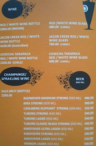Mayaa Lounge menu 4