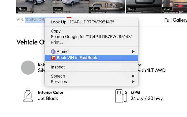 FastBook VIN Finder Lite