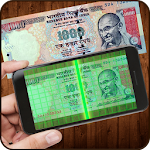 Cover Image of ดาวน์โหลด Fake Currency Scanner Fun 1.0 APK