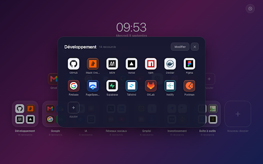 Hoome - Nouvel onglet & page d'accueil screenshot 2