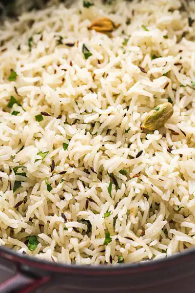 Jeera Rice With Raita