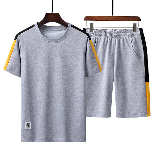 Title 7, Two-piece breathable running shorts with short ...