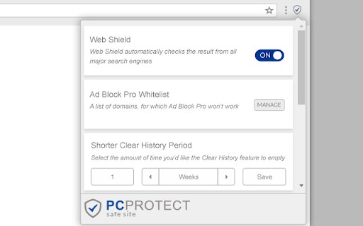 PC Protect Safe Site