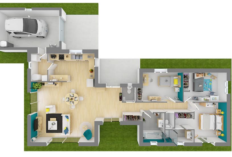  Vente Terrain + Maison - Terrain : 730m² - Maison : 120m² à Laragne-Monteglin (05300) 