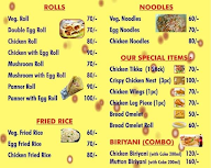 Walk - N - Rolls menu 1