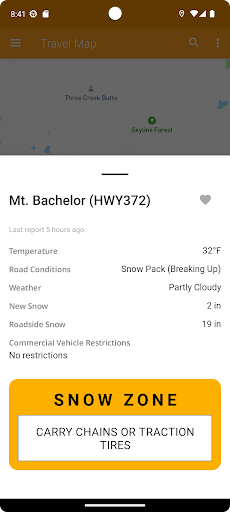 Screenshot Oregon Roads: Travel App