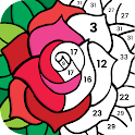 Icon Paint By Number Coloring Book