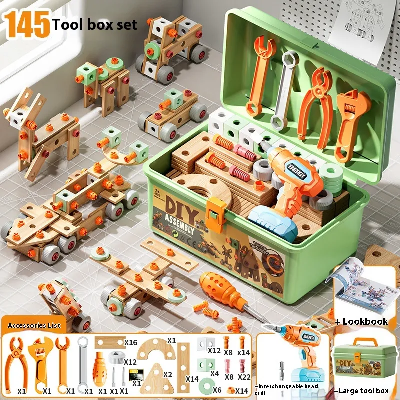 Children's Screw Toy Assembly and Disassembly Educational Concentration Boy Build Disassemble Learn Play Focus Improve S