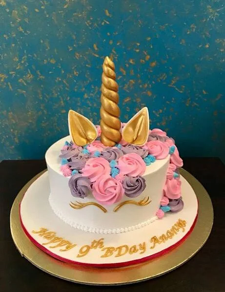 Unicorn Flower Cake