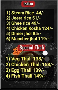 Nabarun Kitchen menu 1