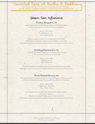 Birdie & Brekkie Cafe menu 1