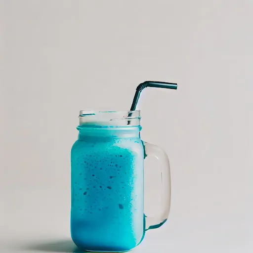 Blue Curacao Thickshake [450 Ml, Mason Jar]