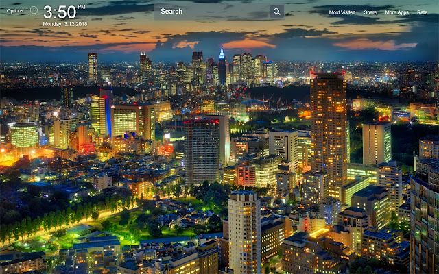 Tokyo Wallpapers Theme New Tab