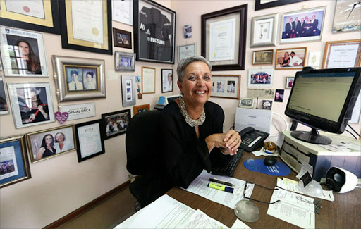 Michelle Brown in her office at home