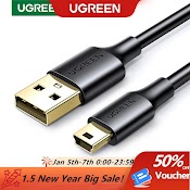 Dây Cáp Ugreen Sạc Nhanh Chuyển Đổi Chui Cắm Usb 2.0 A Sang Chui Cắm Minib 5 Chân