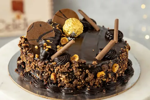 Eggless Chocolate Ferrero Cake