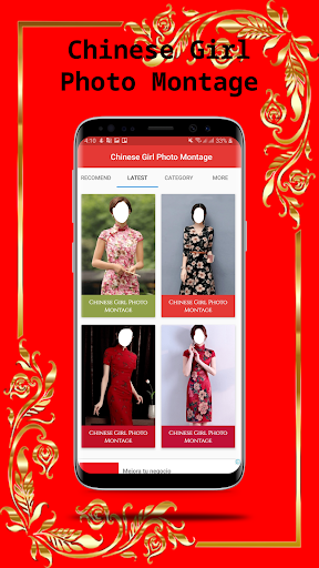 Chinese Girl Photo Montage