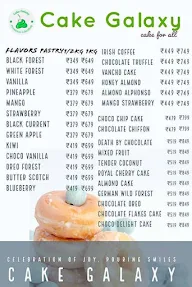 Cake Galaxy menu 1