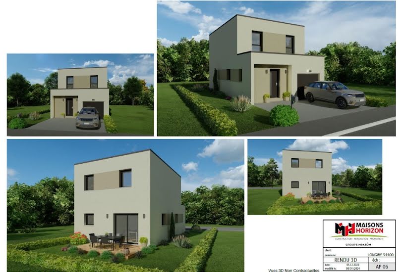  Vente Terrain + Maison - Terrain : 310m² - Maison : 100m² à Mont-Saint-Martin (54350) 