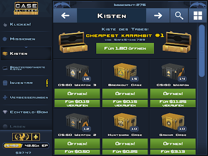 Case Clicker 2-Custom Cases! Screenshot