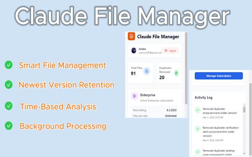 Claude.AI File Manager