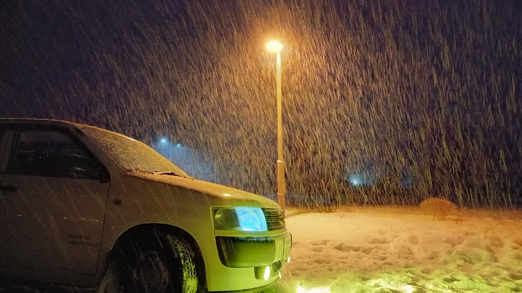 プロボックスバンの雪が積もったに関するカスタム事例の投稿画像2枚目