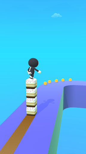 Screenshot Cube Surfer:Food Skateboard