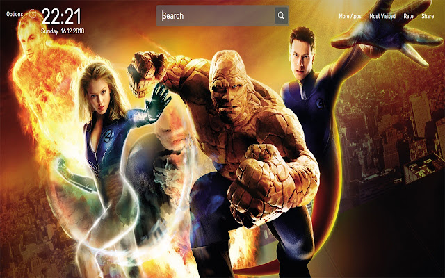 Fantastic Four Wallpapers NewTab Theme